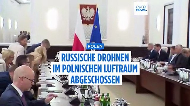 Erstmals seit Russlands Ukraine-Krieg: Polen schießt 4 von 19 Drohnen ab, Tusk will NATO-Hilfe