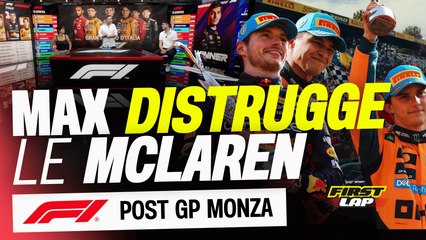 F1 GP ITALIA: VERSTAPPEN sempre più LEGGENDA! DEMOLITE le Mclaren