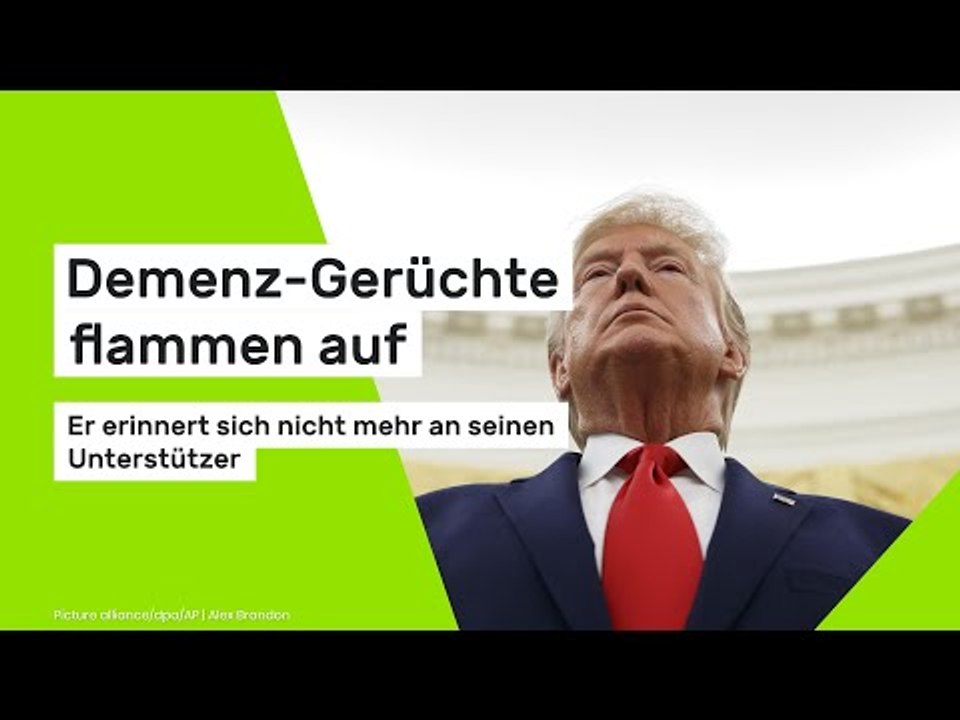 Demenz-Gerüchte flammen auf - er erinnert sich nicht mehr an seinen Unterstützer