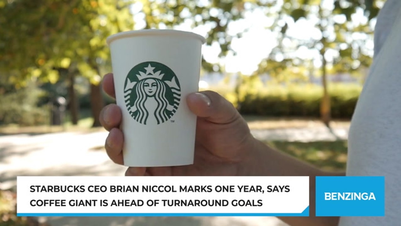 Starbucks CEO Brian Niccol Marks One Year, Says Coffee Giant Is Ahead Of Turnaround Goals