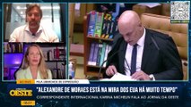 Correspondente Karina Michelin analisa 'guerra' travada entre Trump e Moraes na Justiça americana.