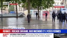 10 septembre: les CRS interviennent et font évacuer la place Sainte-Anne à Rennes