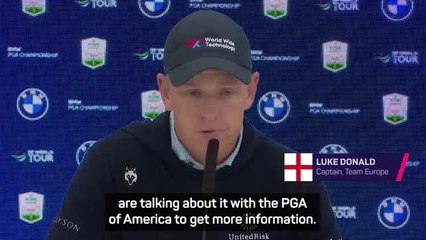 Donald expects seamless Ryder Cup security after President Trump's chaotic appearance at US Open tennis