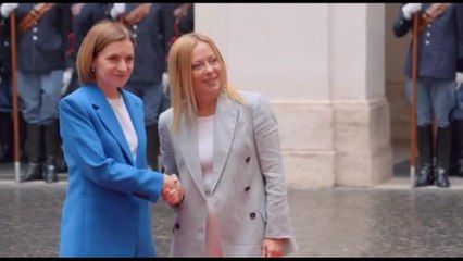 Ue, Meloni riceve la presidente della Moldavia Maia Sandu