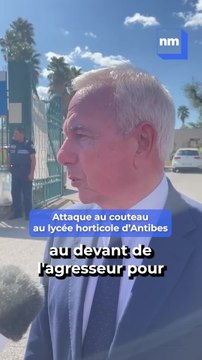 Personne ne mourra : la réaction de Jean Leonetti après l'attaque au couteau au lycée horticole d'Antibes