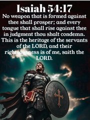 “No Weapon Formed Against You Will Stand – God Is Your Defender”(Isaiah 54:17)
