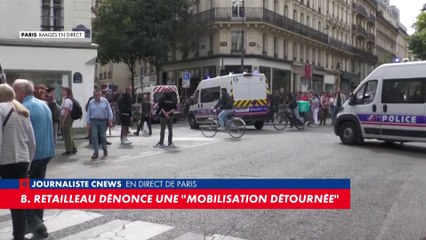 Les manifestants se dirigent vers la place de la République