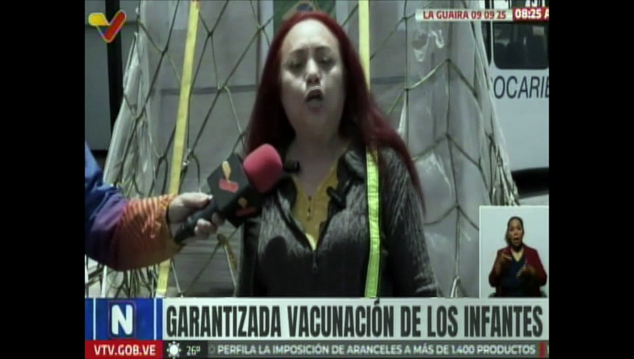 La Guaira I Arriban a Venezuela 300 mil vacunas BCG para proteger a la población infantil