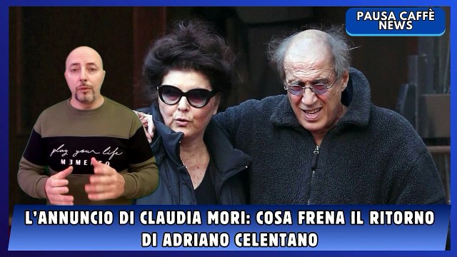 L’annuncio di Claudia Mori cosa frena il ritorno di Adriano Celentano