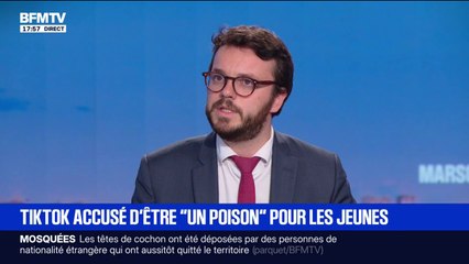 Rapport parlementaire sur TikTok: "Aujourd'hui, le droit européen permet de fermer l'application", affirme Arthur Delaporte, président de la commission d'enquête sur TikTok