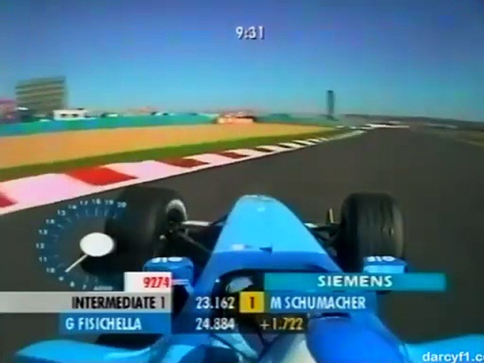 F1 – Giancarlo Fisichella (Benetton Renault V10) Onboard – France 2001