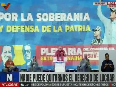 Sec. Gral. Cabello: Cuando un pueblo asume con dignidad una lucha, no hay nada que lo detenga