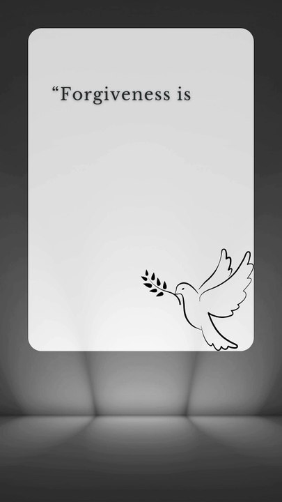 Forgiveness Brings Peace | Motivational Quote for Inner Healing & Soul Growth  #inspirationalquotes