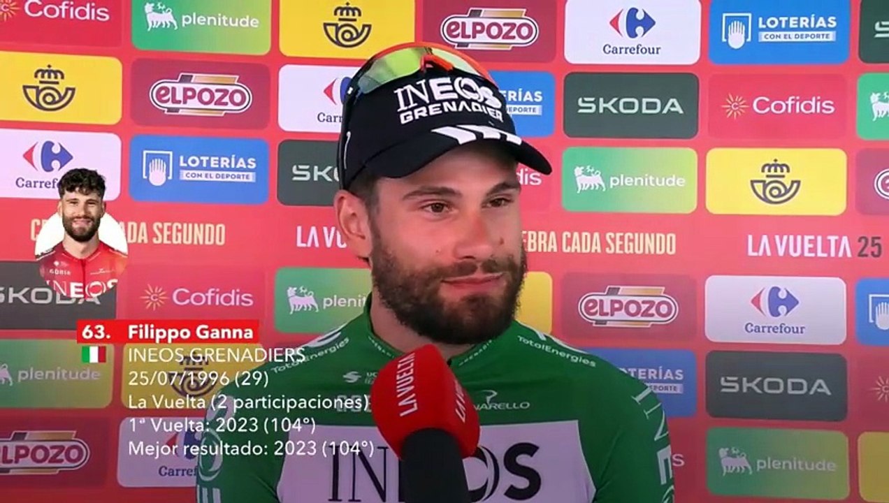 La Vuelta 2025 - Filippo Ganna : "Je pense que j'ai plus souffert pendant les trois dernières heures sur le siège que sur le vélo !"
