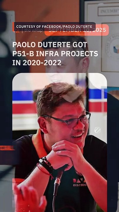 Paolo Duterte got P51-B infra projects in father’s last 3 years as president
