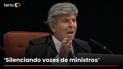 Competência do plenário foi ‘rebaixada’ e silenciou vozes de ministros, diz Fux ao defender anulação