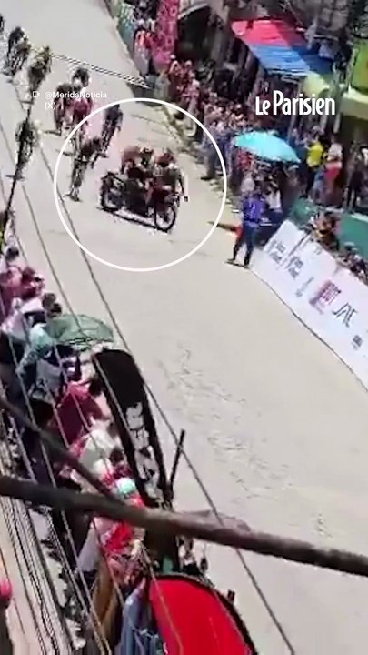 Une moto percute le peloton lors du Tour du Venezuela
