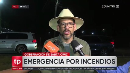 ​Gobernación cruceña alista declaratoria de emergencia por incendios 