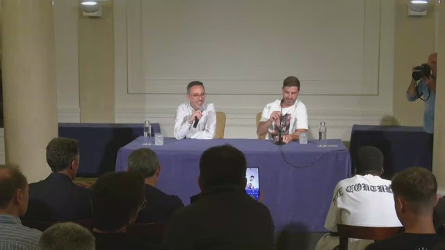 Rueda de prensa de Yeray Álvarez tras su sanción