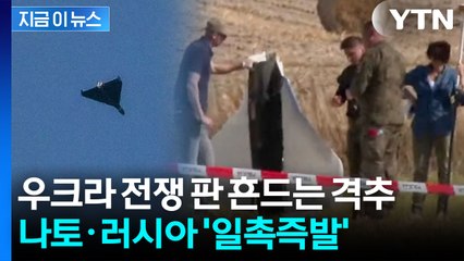 러시아 드론 박살 낸 나토...유럽 전면 충돌 신호탄 [지금이뉴스] / YTN