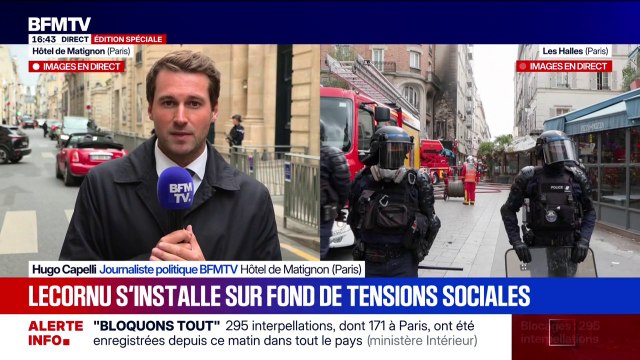 Nouveau Premier ministre: Sébastien Lecornu discute actuellement avec Bruno Retailleau, avant d'aller au ministère de l'Intérieur pour une cellule de crise interministérielle