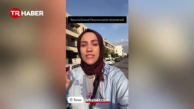 İsrail, Tunus Limanı'ndaki Özgürlük Filosuna ait 'Familia Madeira' gemisini SİHA ile bombaladı.