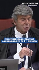 Fux defende envio de processo ao Plenário do STF ou à 1ª Instância