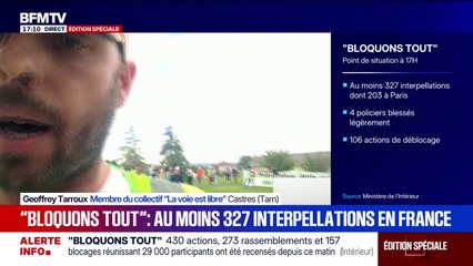 "Bloquons tout": "Il faut tenir ce rapporte de force et être inventif dans nos modes d'action", déclare un membre de "La voie est libre"