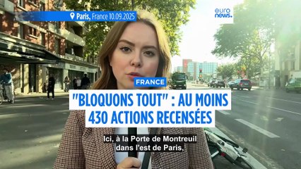 "Bloquons tout" : 250 000 personnes à travers la France selon la CGT, 175 000 selon place Beauvau