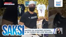Lalaking wanted sa kasong estafa, buking dahil sa video ng live selling | Saksi