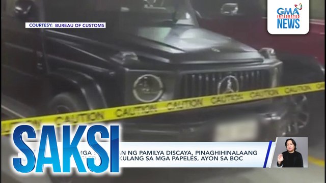 8 sa mga sasakyan ng Pamilya Discaya, pinaghihinalaang smuggled dahil kulang sa mga papeles, ayon sa BOC | Saksi