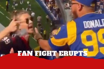 Violent fan brawl breaks out at Rams–Texans game