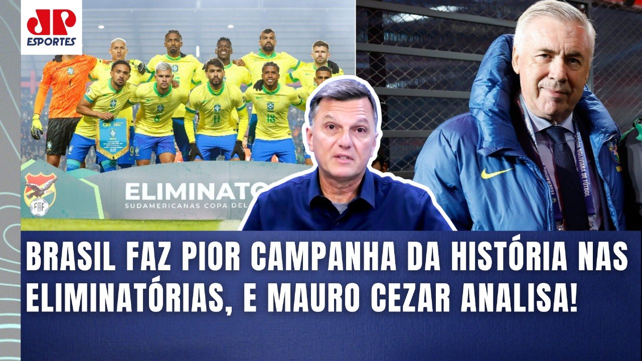 "É ISSO QUE EU PENSO! Pra mim, a Seleção com o Ancelotti na Copa do Mundo..." Mauro Cezar É DIRETO!