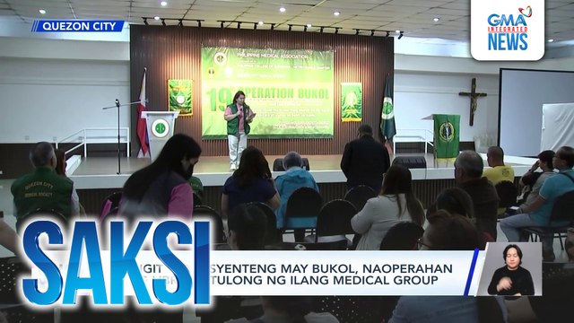Mahigit 100 pasyenteng may bukol, naoperahan nang libre sa tulong ng ilang medical group | Saksi