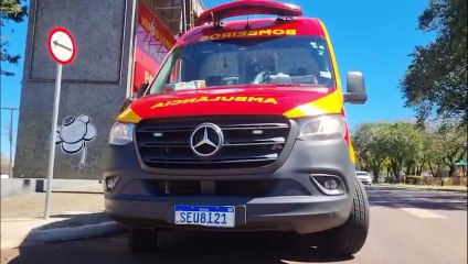 Jovem fica ferida em acidente entre Biz e Ranger na Avenida Brasil