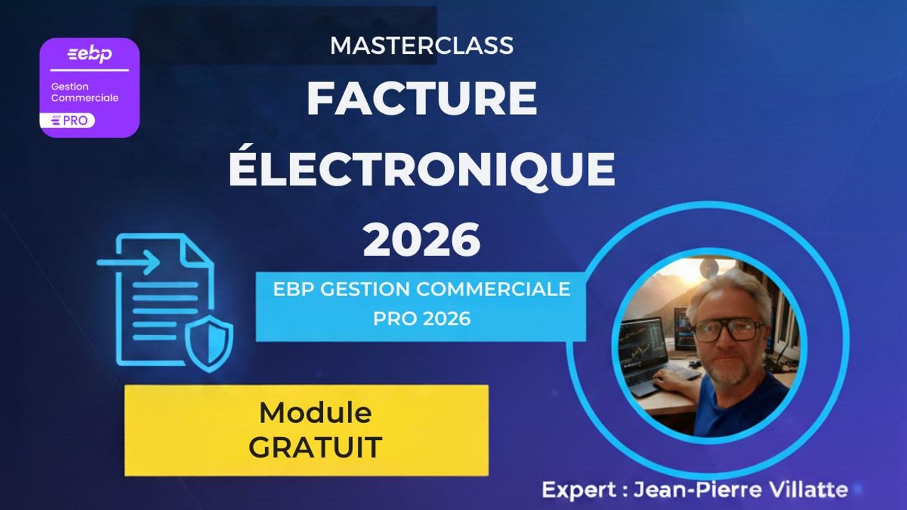 Configurez la facturation électronique sur EBP Gestion commerciale