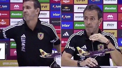 DT de Venezuela estalla tras derrota ante Colombia y abandona la rueda de prensa