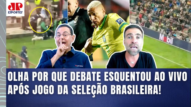 PEGOU FOGO! QUÊ??? SÃO CHORÕES! A Seleção Brasileira deveria TER VERGONHA de... OLHA esse DEBATE!