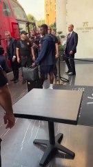 Beautiful moment from Cristiano Ronaldo with this fan in a wheelchair as he signed his jersey