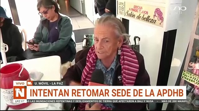 INTENTAN RETOMAR SEDE DE LA ASAMBLEA PERMANENTE DE DERECHOS HUMANOS DE BOLIVIA (APDHB)