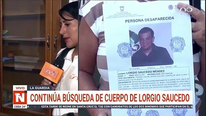 Continúan búsqueda de Lorgio Saucedo
