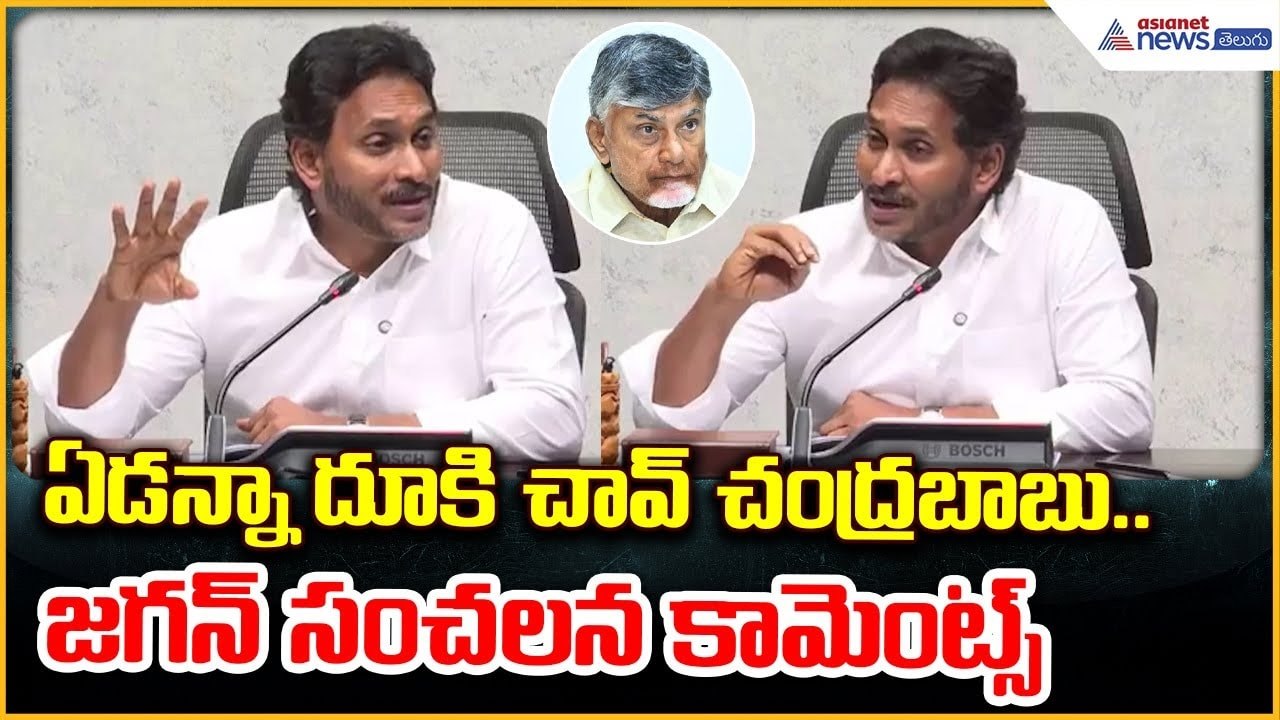 YS Jagan Comments on Chandrababu: ఏడన్నా దూకి చావ్ చంద్రబాబు.. జగన్ సంచలన కామెంట్స్ | Asianet Telugu