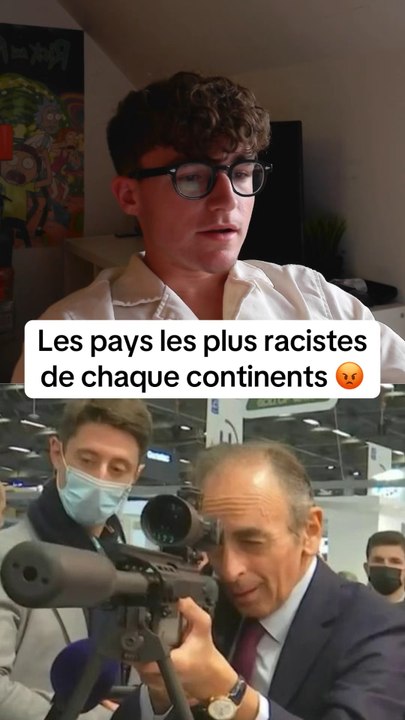 Les pays les plus racistes de chaque continents #classement #quiz #pays