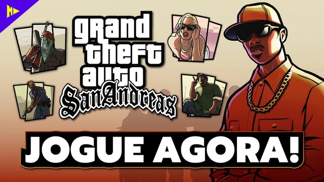 Como Jogar o GTA San Andreas Dublado em PT BR e Remasterizado em HD - TUTORIAL COMPLETO