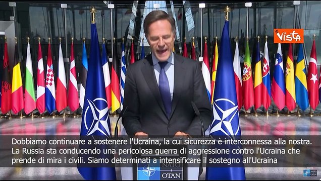 Rutte: Intensificheremo sostegno a Ucraina vista l'escalation russa