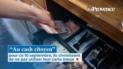 "Au cash citoyen" : pour ce 10 septembre, ils choisissent de ne pas utiliser leur carte bleue