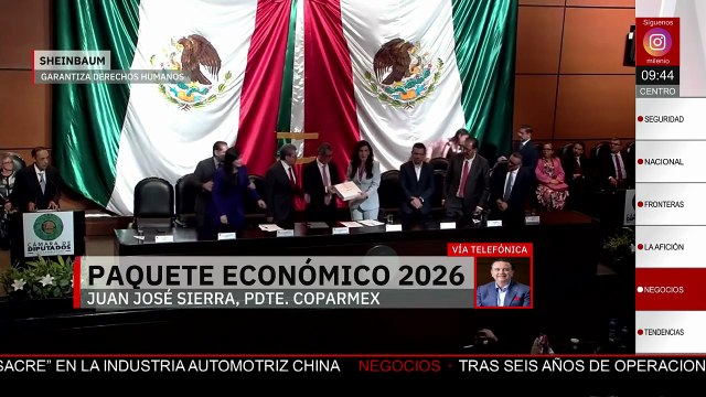 Coparmex analiza los retos que trae el Paquete Económico 2026