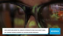 Meta Whistleblowers Tell Senate VR Products Pose Child Safety Risks, Say Company Buried Evidence As Lawyers Shaped Research