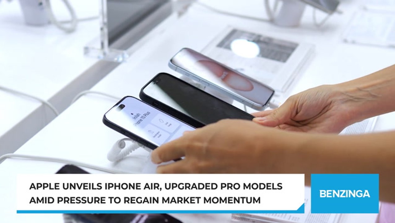 Apple Unveils iPhone Air, Upgraded Pro Models Amid Pressure To Regain Market Momentum