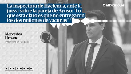 [3] La inspectora de Hacienda en el caso de la pareja de Ayuso, ante la jueza: “Como tenía muchos beneficios hizo facturas falsas”